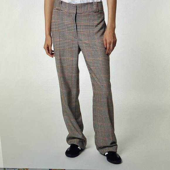 🆕SAINT ART Nessa Houndstooth Plaid Pants - Picture 1 of 16